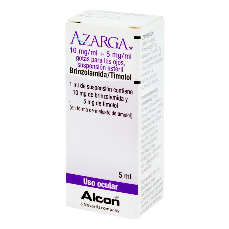 Azarga solución oftálmica 5 mL