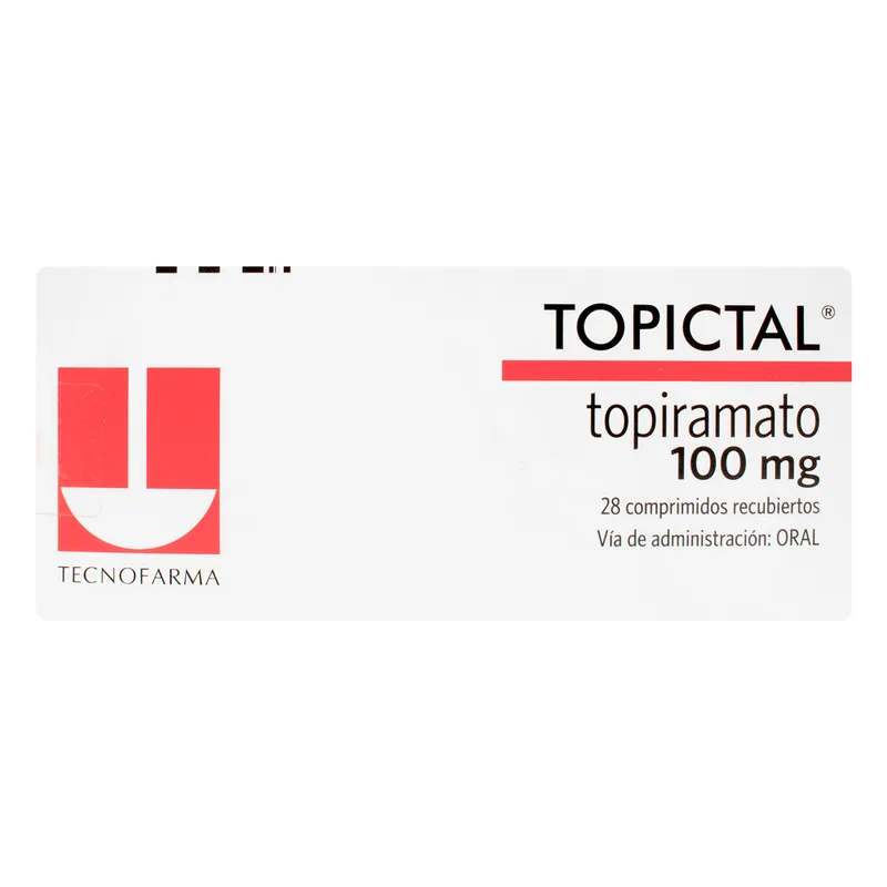 Topictal 100 mg 28 tabletas