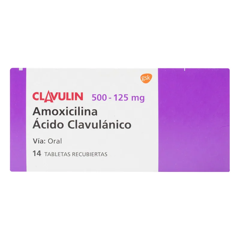 Clavulin 500 mg 14 tabletas