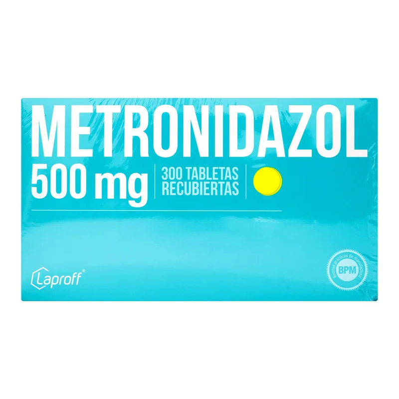 Metronidazol 500 mg 300 tabletas LP