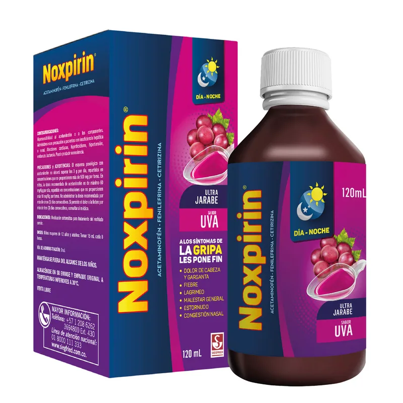 Noxpirin F Adultos jarabe 120 mL