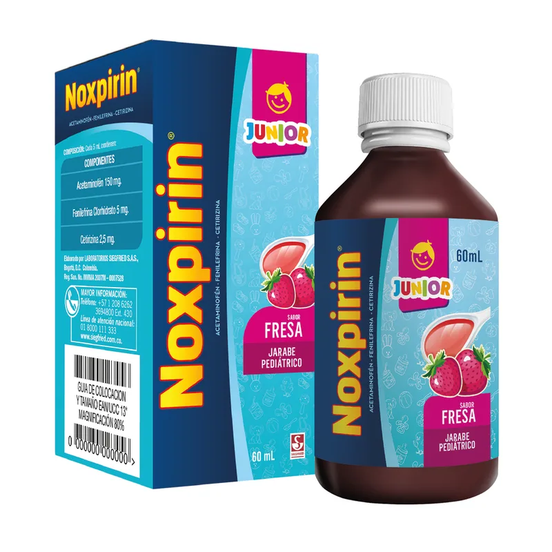 Noxpirin Junior F jarabe 60 mL