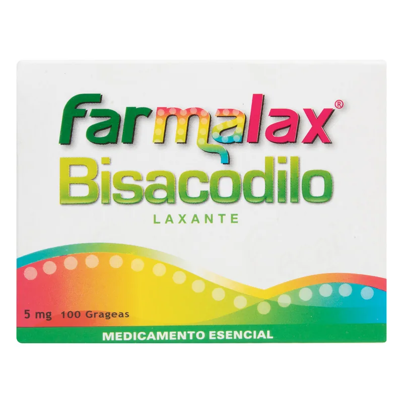 Farmalax Bisacodilo 5 mg 100 cápsulas