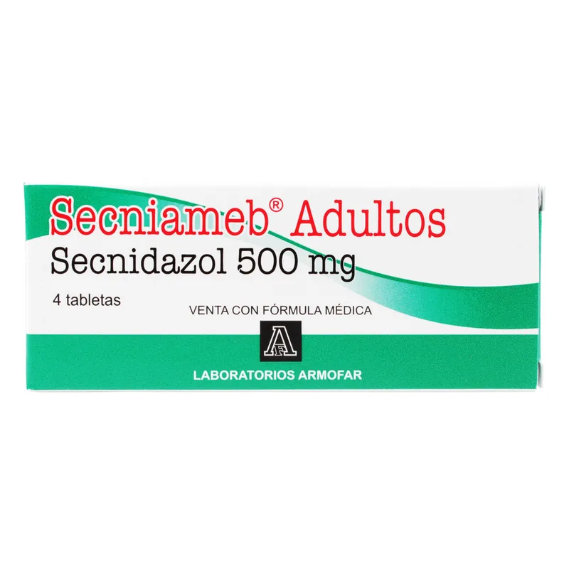 Secniameb Adultos 500 mg 4 tabletas