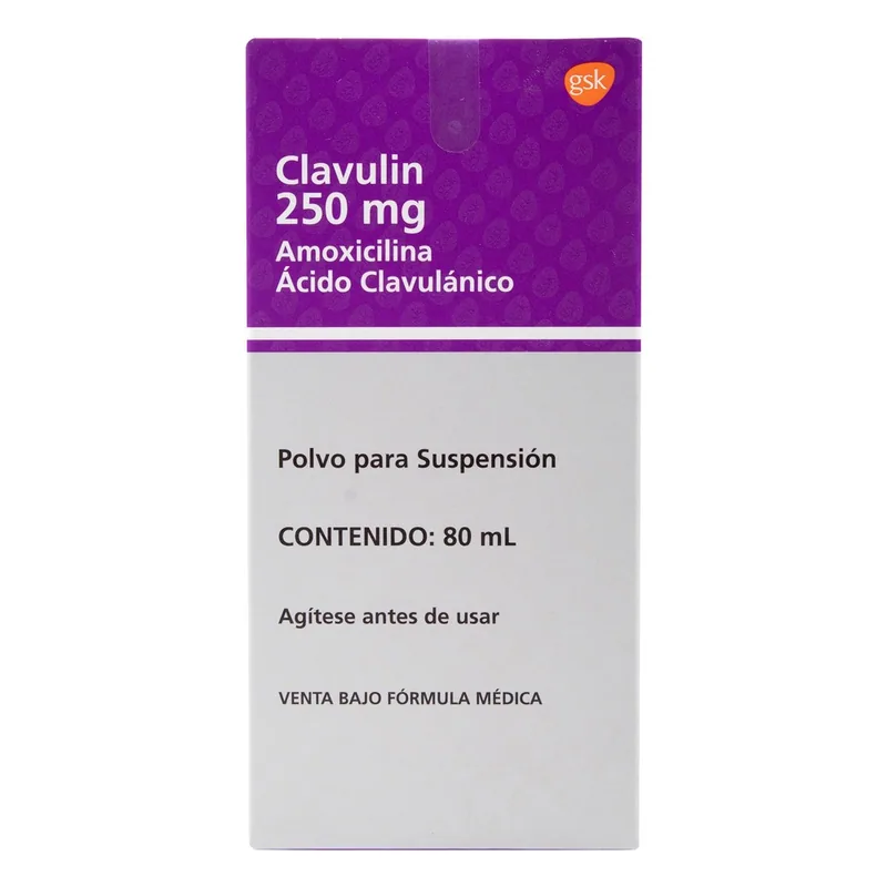 Clavulin 250 mg suspensión 80 mL