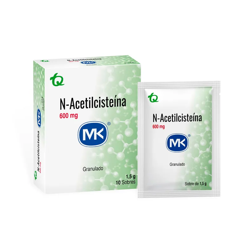 N-Acetilcisteina 600 mg 10 sobres MK