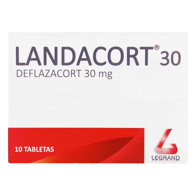 Landacort 30 mg 10 tabletas