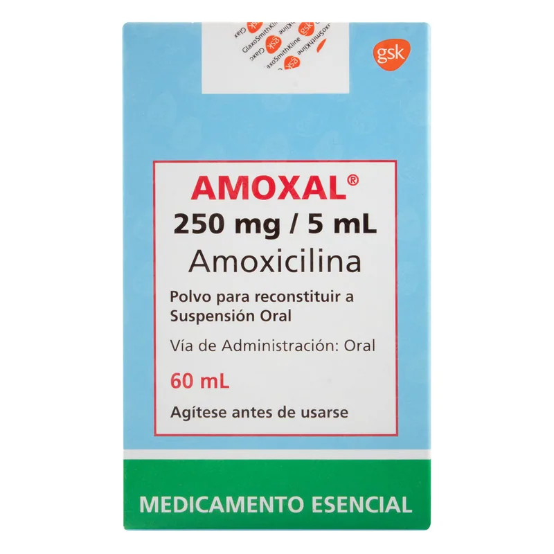 Amoxal 250 mg suspensión 60 mL