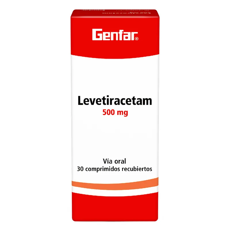 Levetiracetam 500 mg 30 tabletas GF