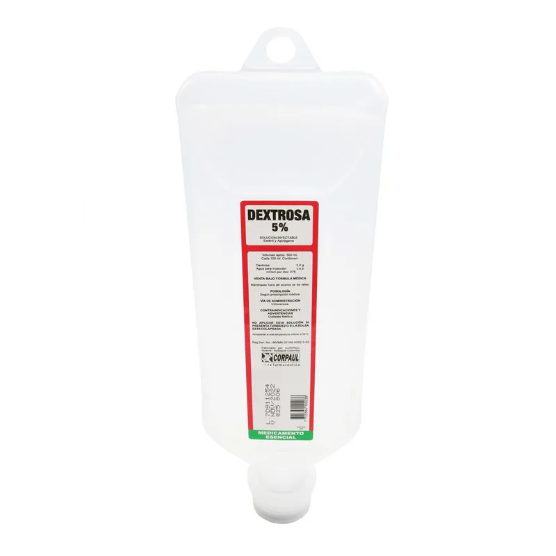 Dextrosa 5% Ad 500 mL Cp