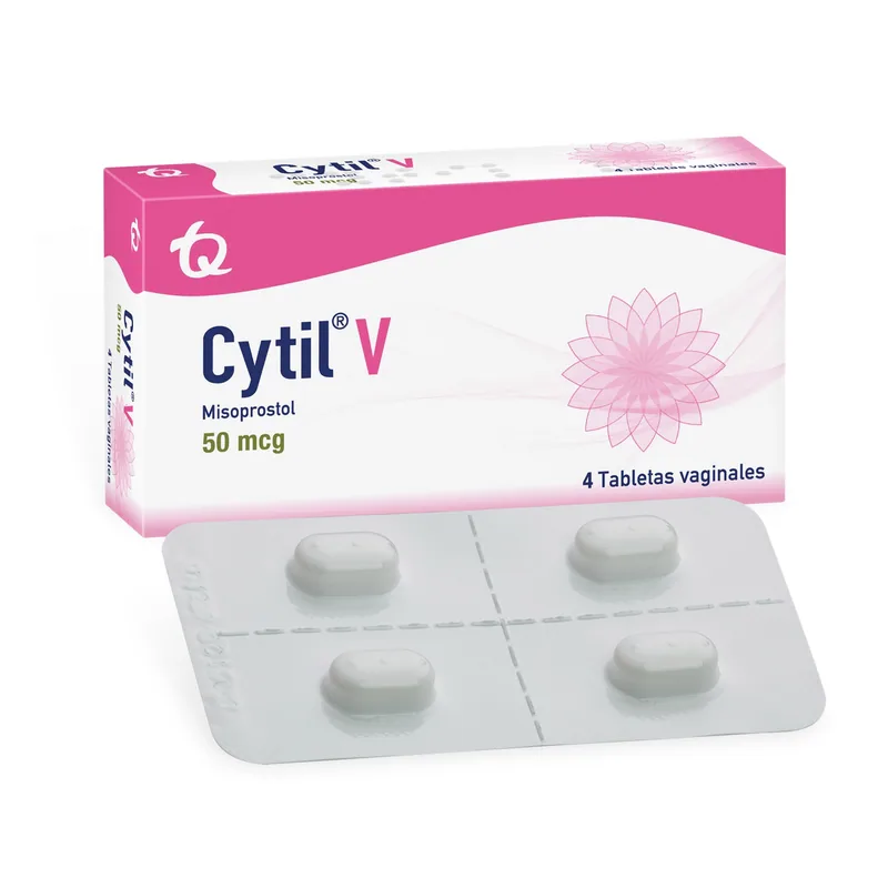 Cytil V 50 mcg 4 tabletas