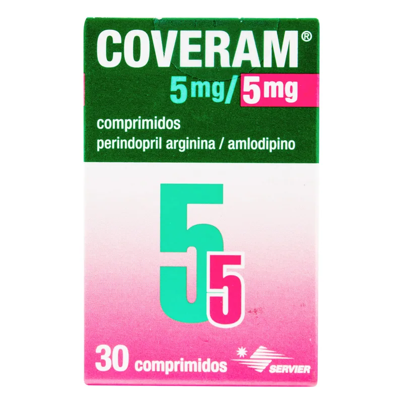 Coveram 5/5 mg 30 comprimidos