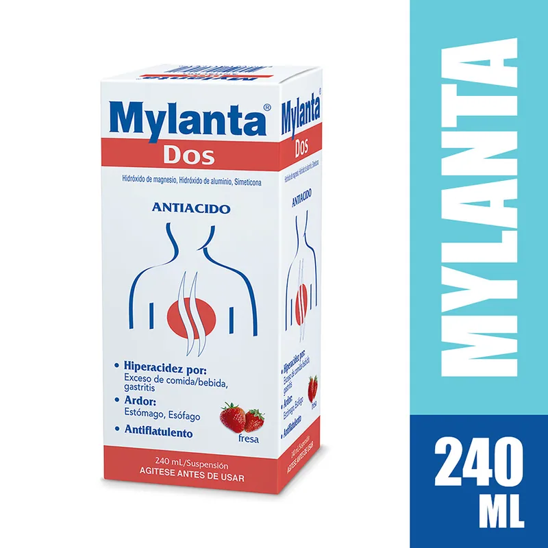 Mylanta Dos Fresa 240 mL