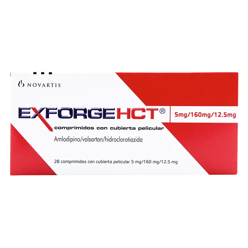 Exforge HCT 5/160/mg 28c(3%+
