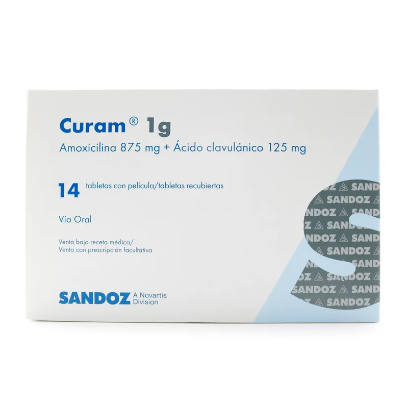 Curam 1 g 14 tabletas Sz