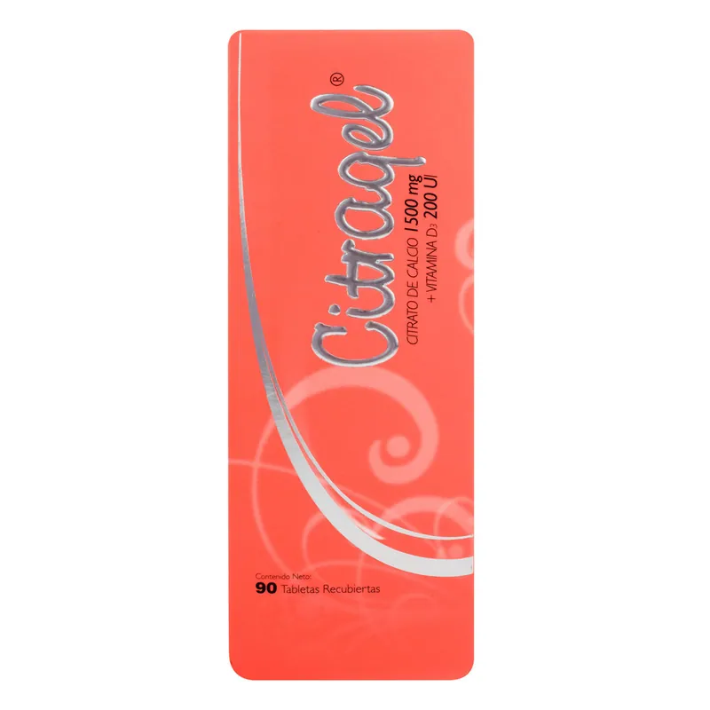 Citragel 1500 mg/200 UI 90 tabletas recubiertas