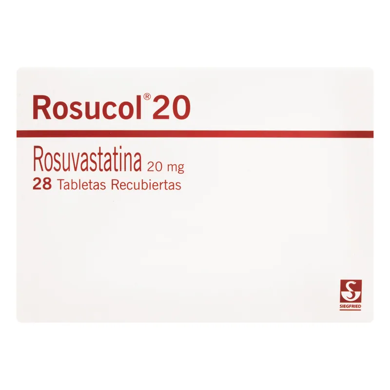 Rosucol 20 mg 28 cápsulas