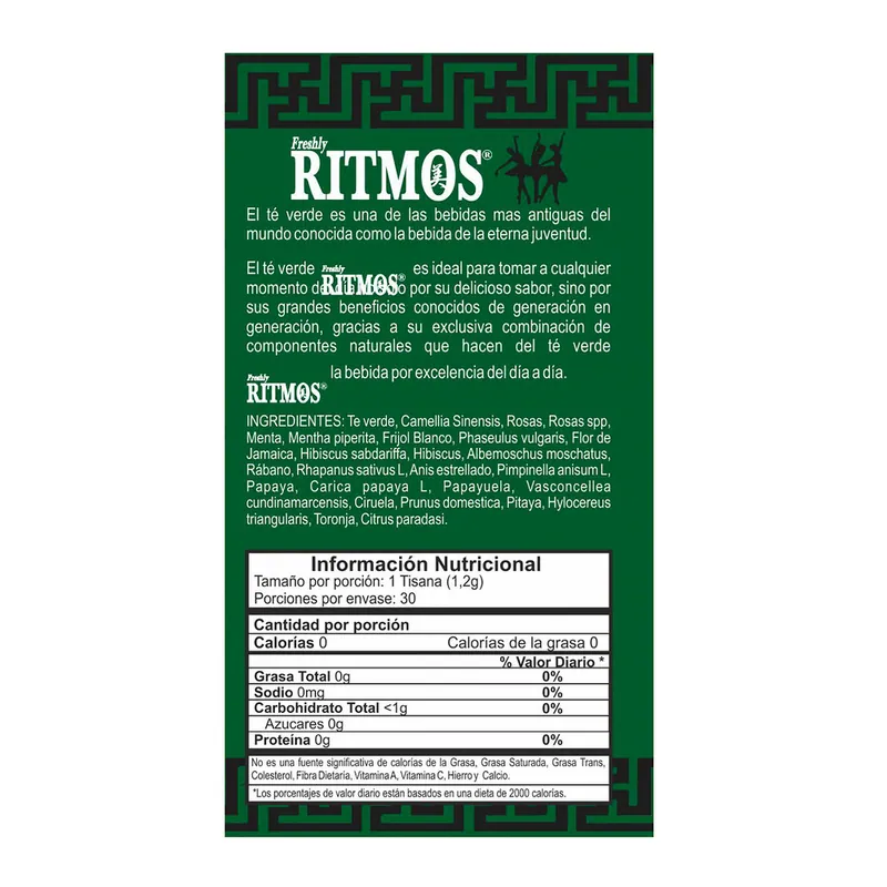 Te Verde Ritmos 30 Tiz PG 2 Ll 3 NF