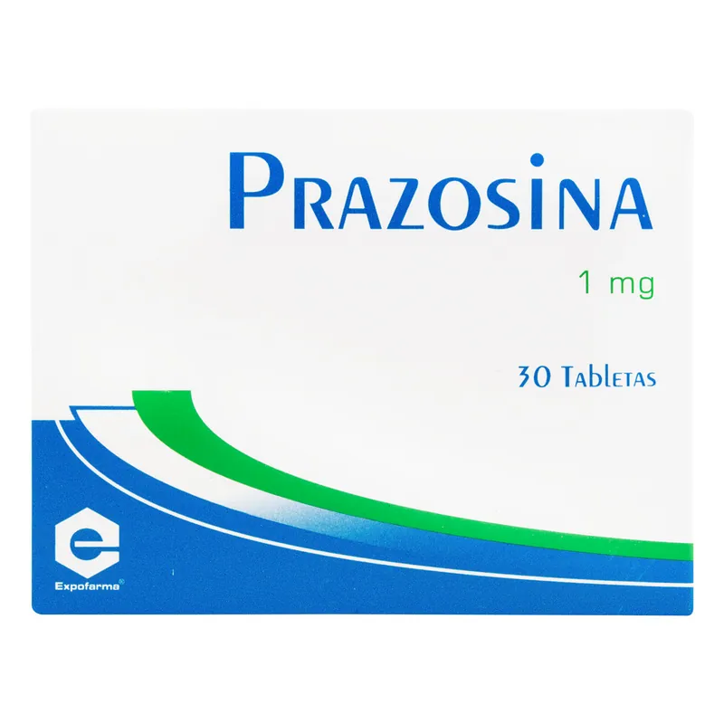 Prazosina 1 mg 30 tabletas Ex