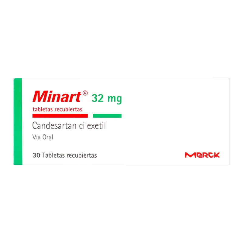 Minart 32 mg 30 tabletas