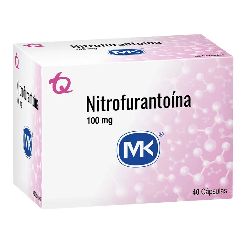 Nitrofurantoina 100 mg 40 cápsulas MK
