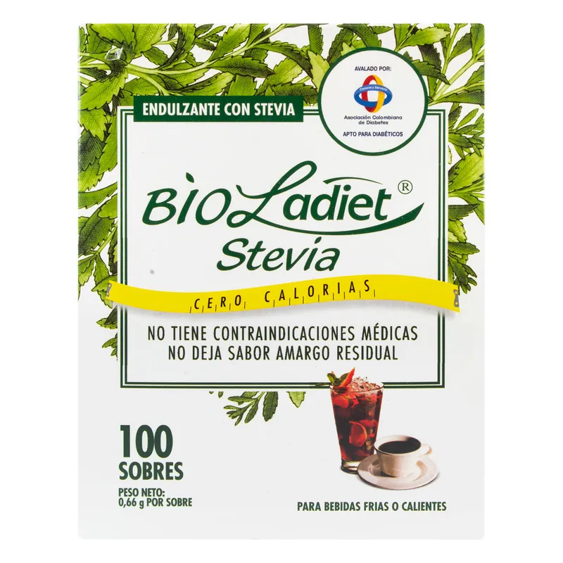 Stevia Bioladiet 100 sobres la