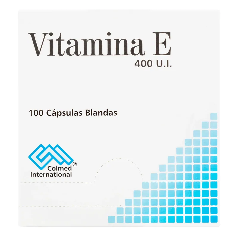 Vitamina E 400 U I 100 cápsulas Colmed