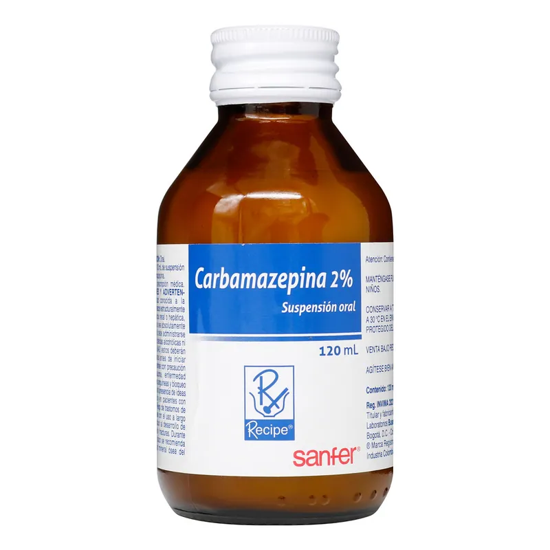 Carbamazepina 2% Sus 120 mL RC