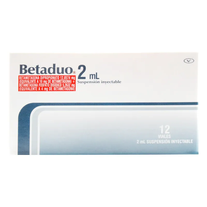 Betaduo 2 mL inyectable 12 unidades