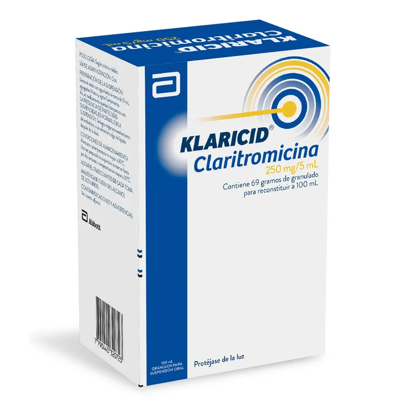 Klaricid 250 mg/5 mL Sus 100 Ml(a(3%+