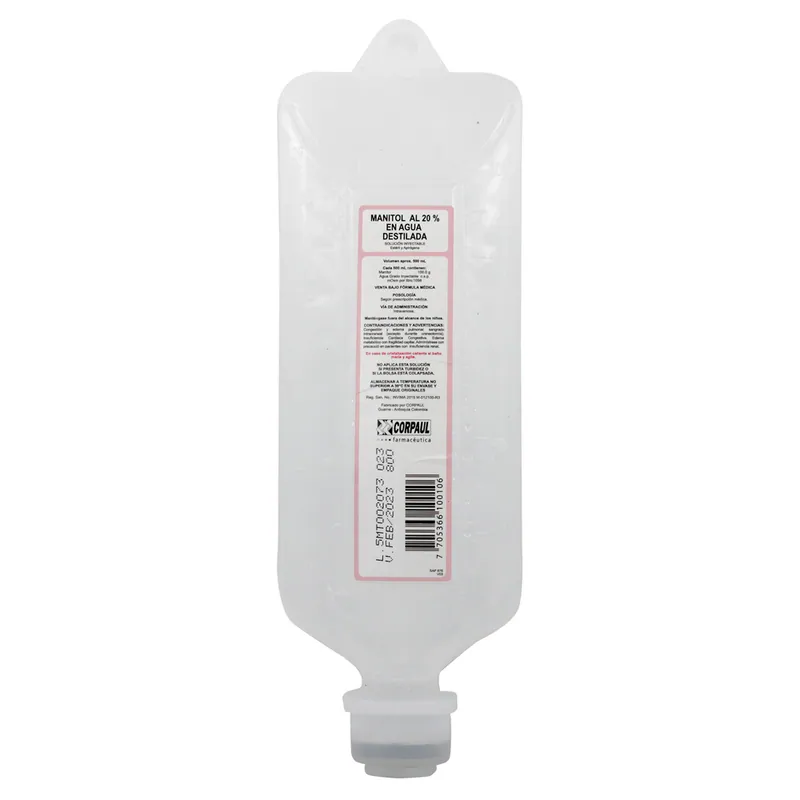 Manitol al 20% a D Corpaul 500 mL