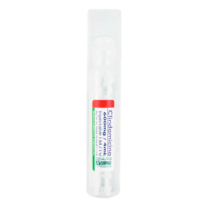 Clindamicina 600 mg 4 mL ampolla Corpaul