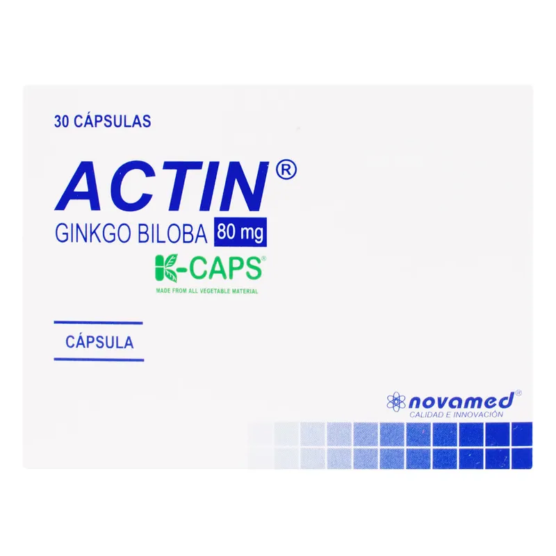 Actin 80 mg 30 tabletas