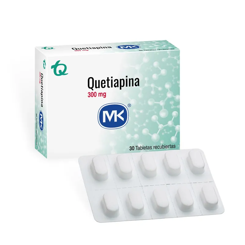 Quetiapina 300 mg 30 tabletas MK