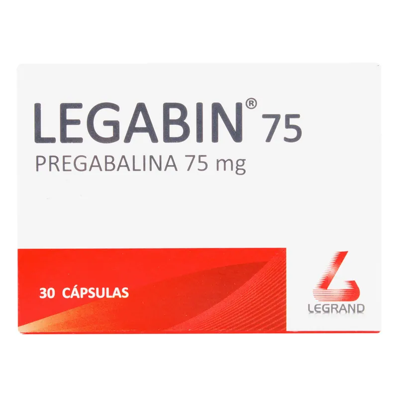 Legabin 75 mg 30 cápsulas