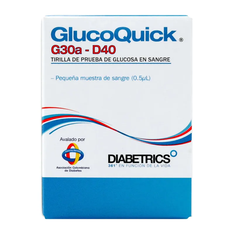Tiras Reactivas Glucoquick 25 unidades