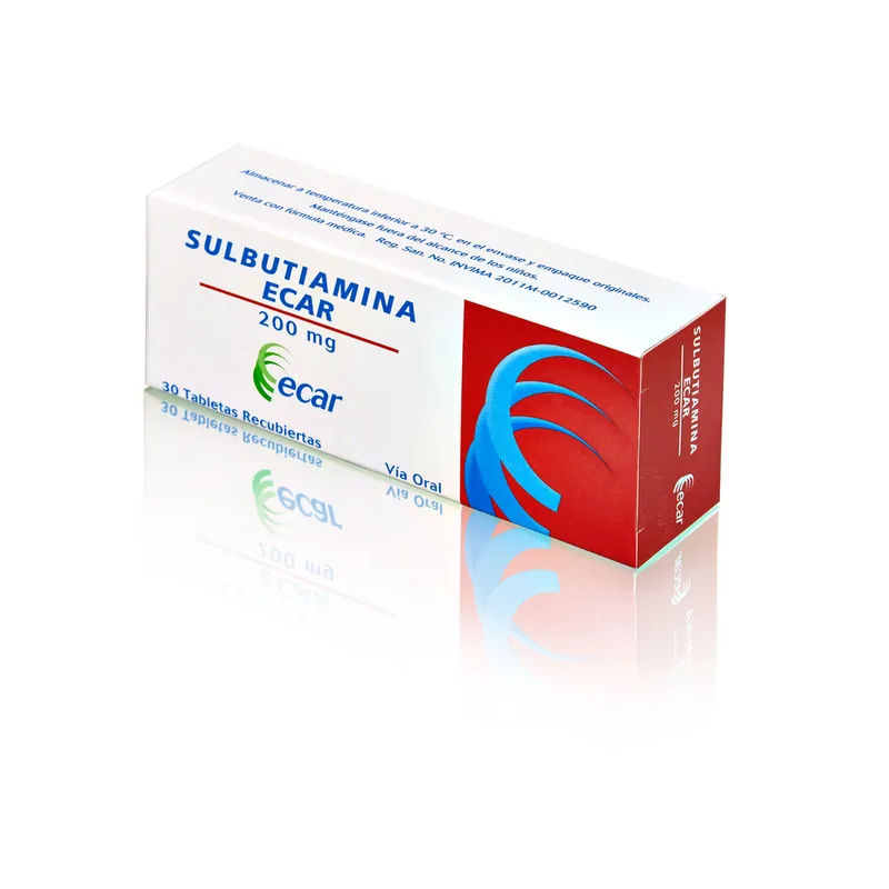 Sulbutiamina 200 mg 30 tabletas EC