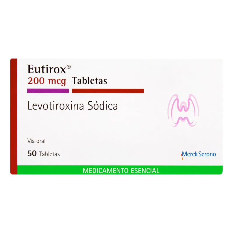 Eutirox 200 mcg 50 tabletas