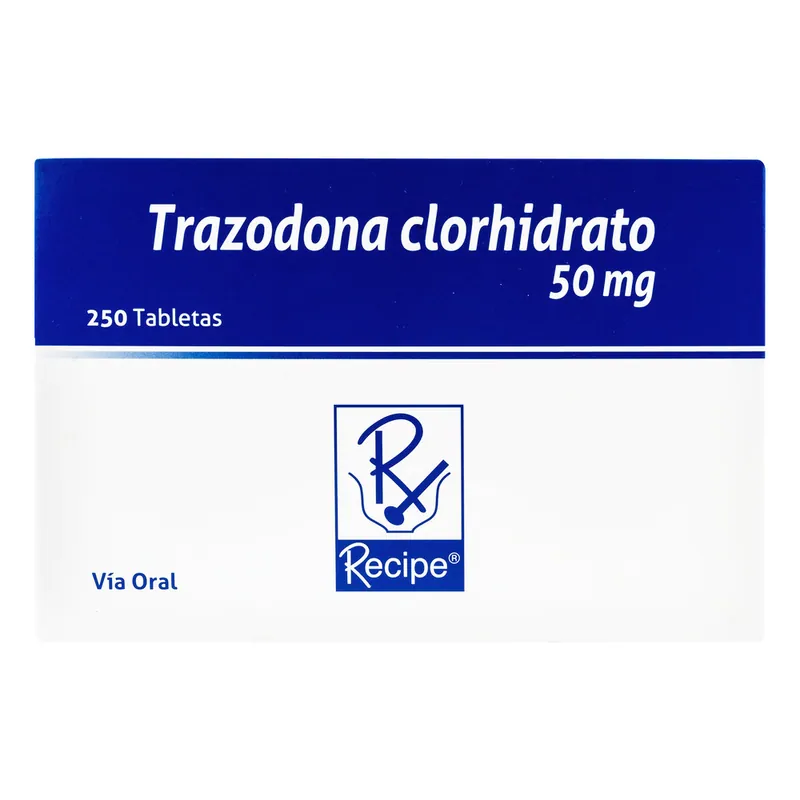 Trazodona 50 mg 250 tabletas RC