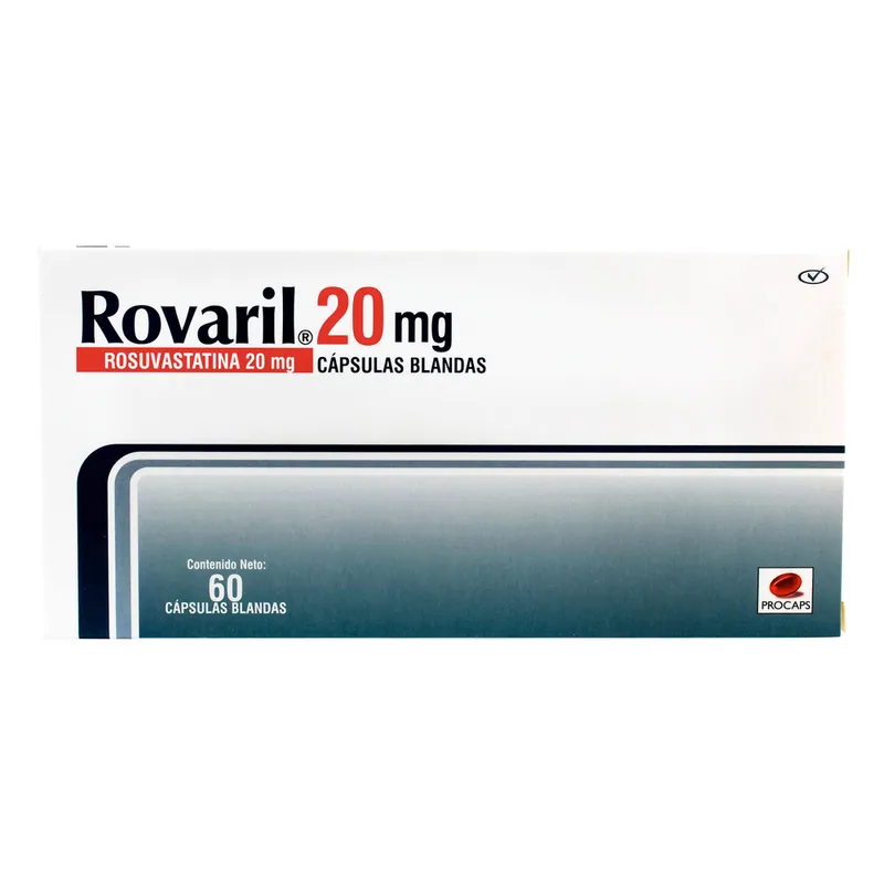Rovaril 20 mg 60 cápsulas Blandas
