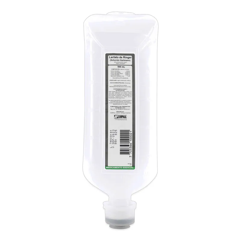 Solución Hartmann 500 mL Cp