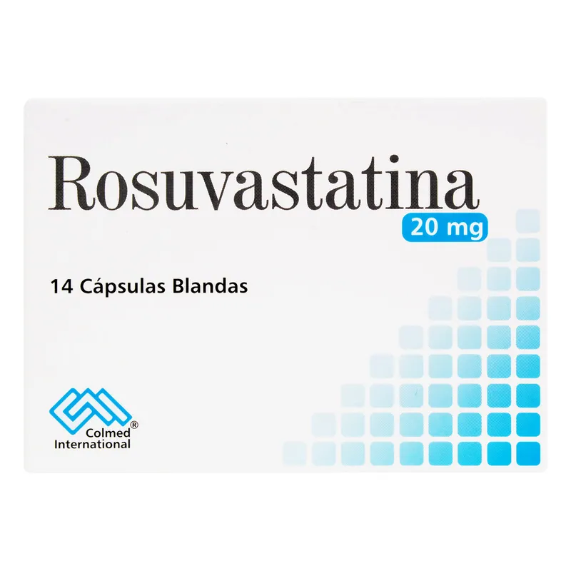 Rosuvastatina 20 mg 14 tabletas PC