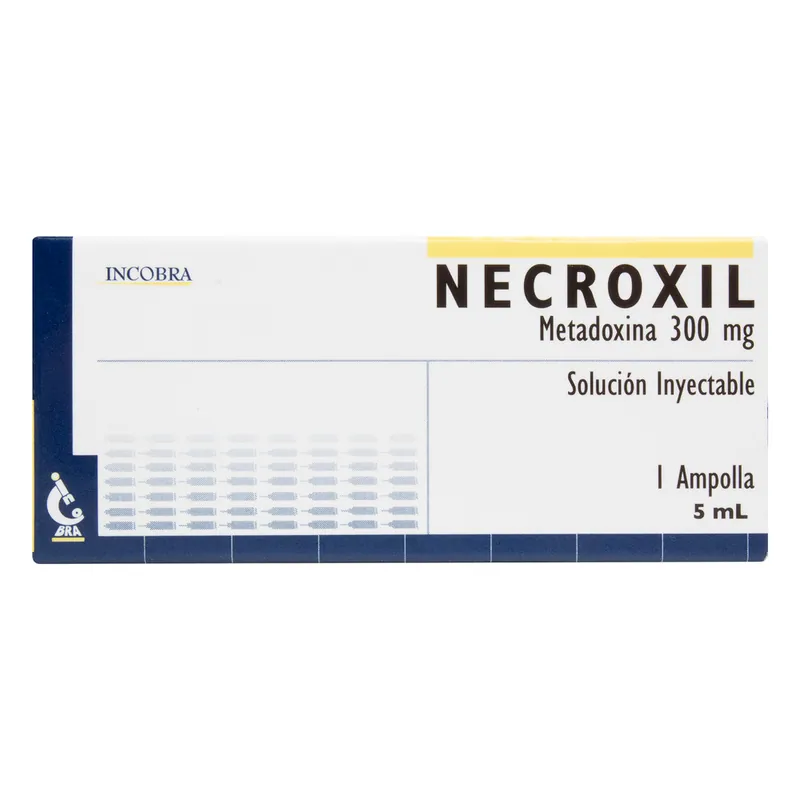 Necroxil 300 mg inyectable ampollas 5 mL