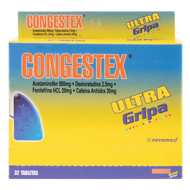 Congestex Ultra Gripa 32 tabletas