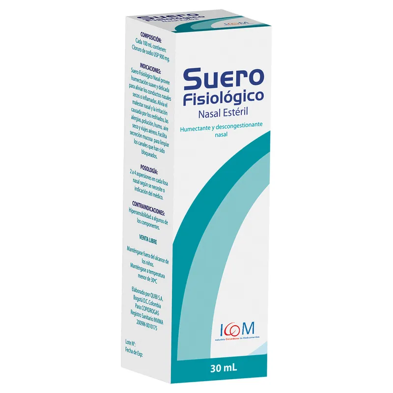 Suero Fisiolog Nasal spray 30 mL ICOM