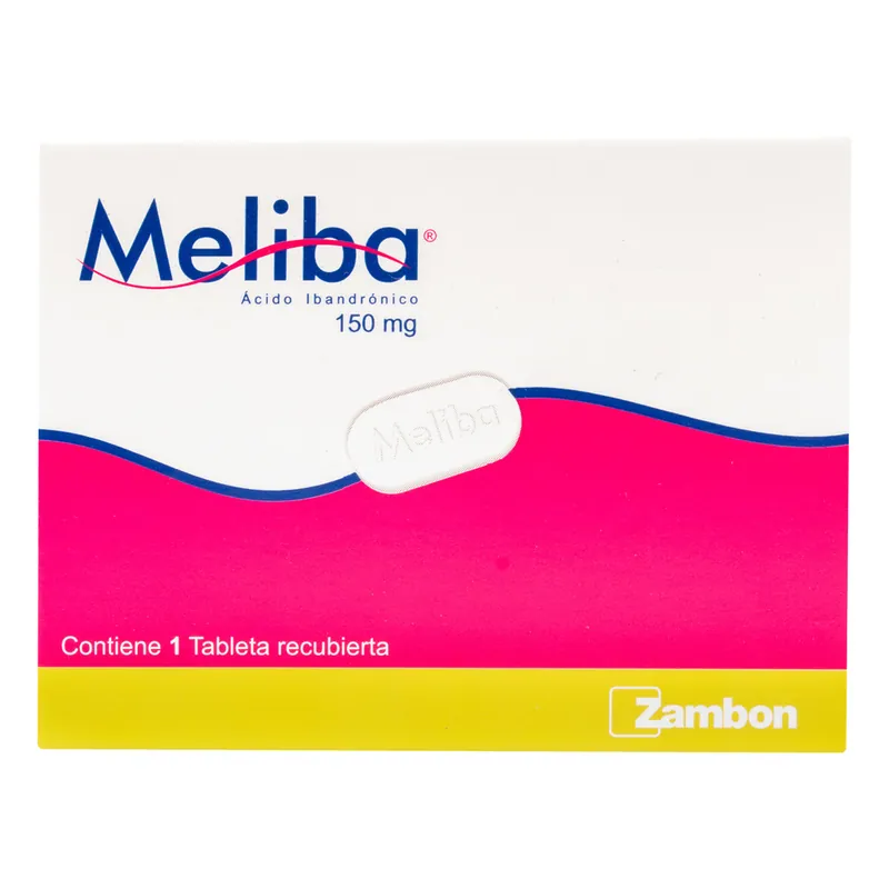 Meliba 150 mg 1 tabletas
