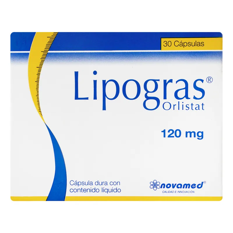 Lipogras 120 mg 30 cápsulas