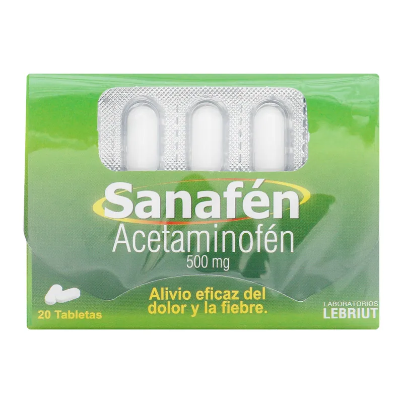 Sanafen 500 mg 20 tabletas LP