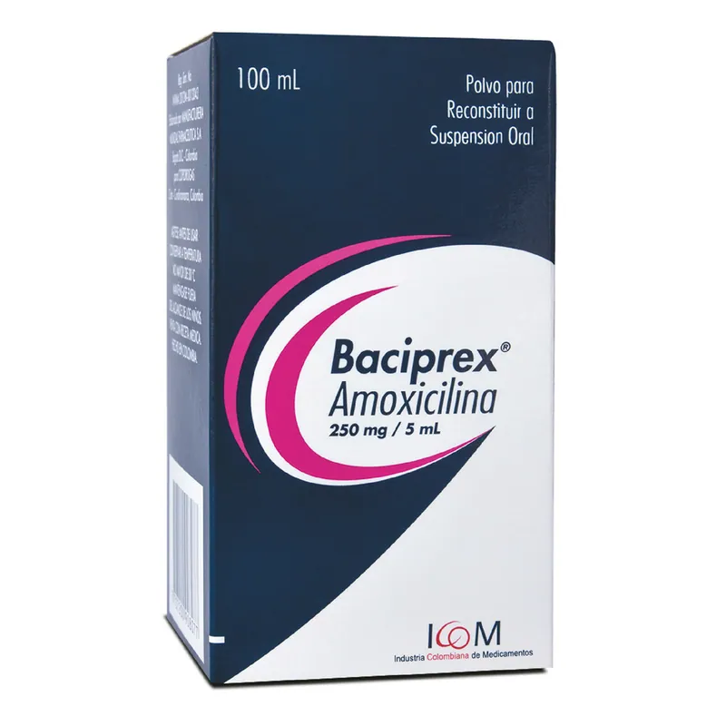 Baciprex 250 mg suspensión 100 mL ICOM