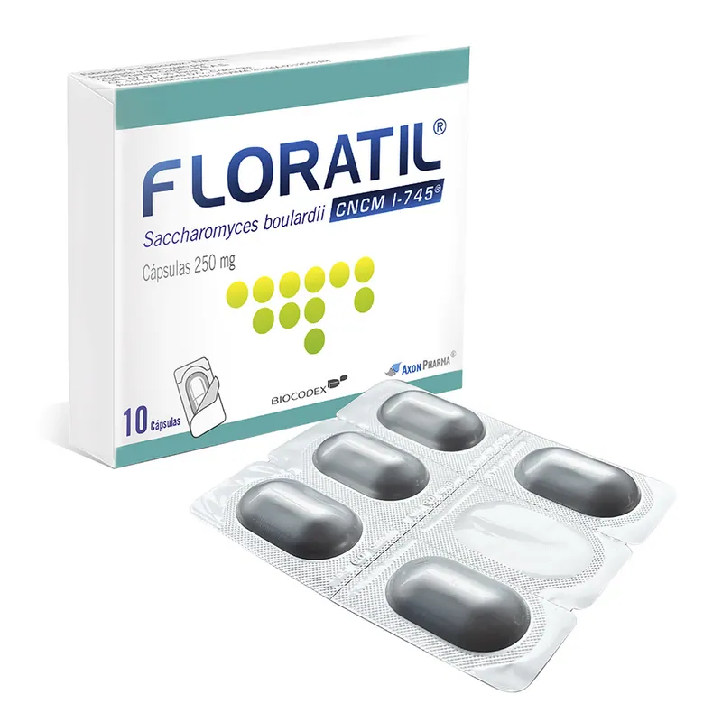 Floratil 250 mg 10 cápsulas